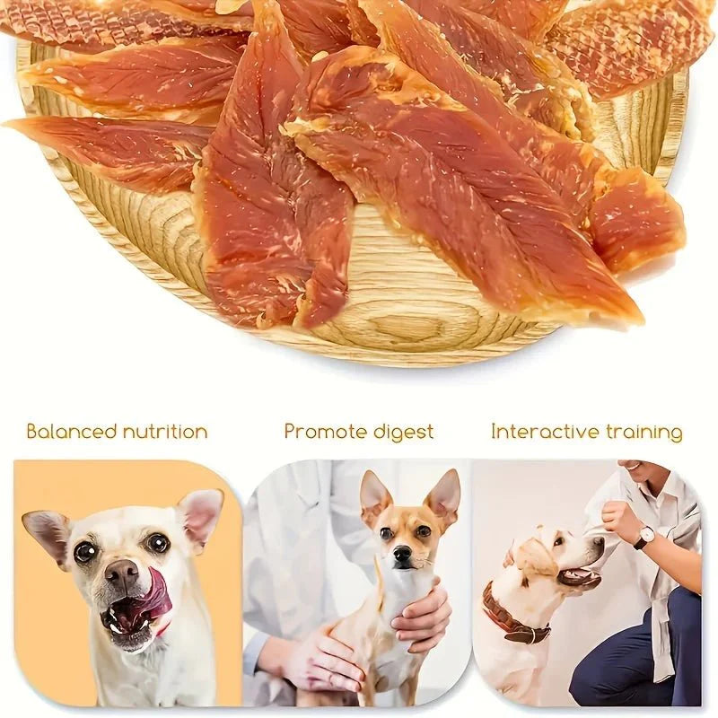 Chicken Dog Treats Natural Snacks for Small Medium Large Dogs