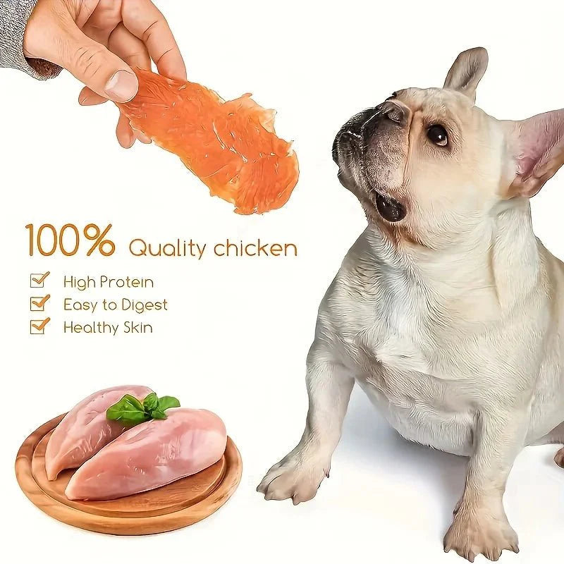 Chicken Dog Treats Natural Snacks for Small Medium Large Dogs