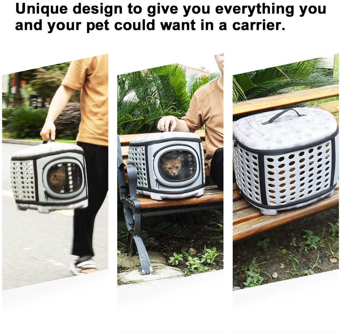 Foldable Pet Dog Cat Puppy Handbag Carrier Cage