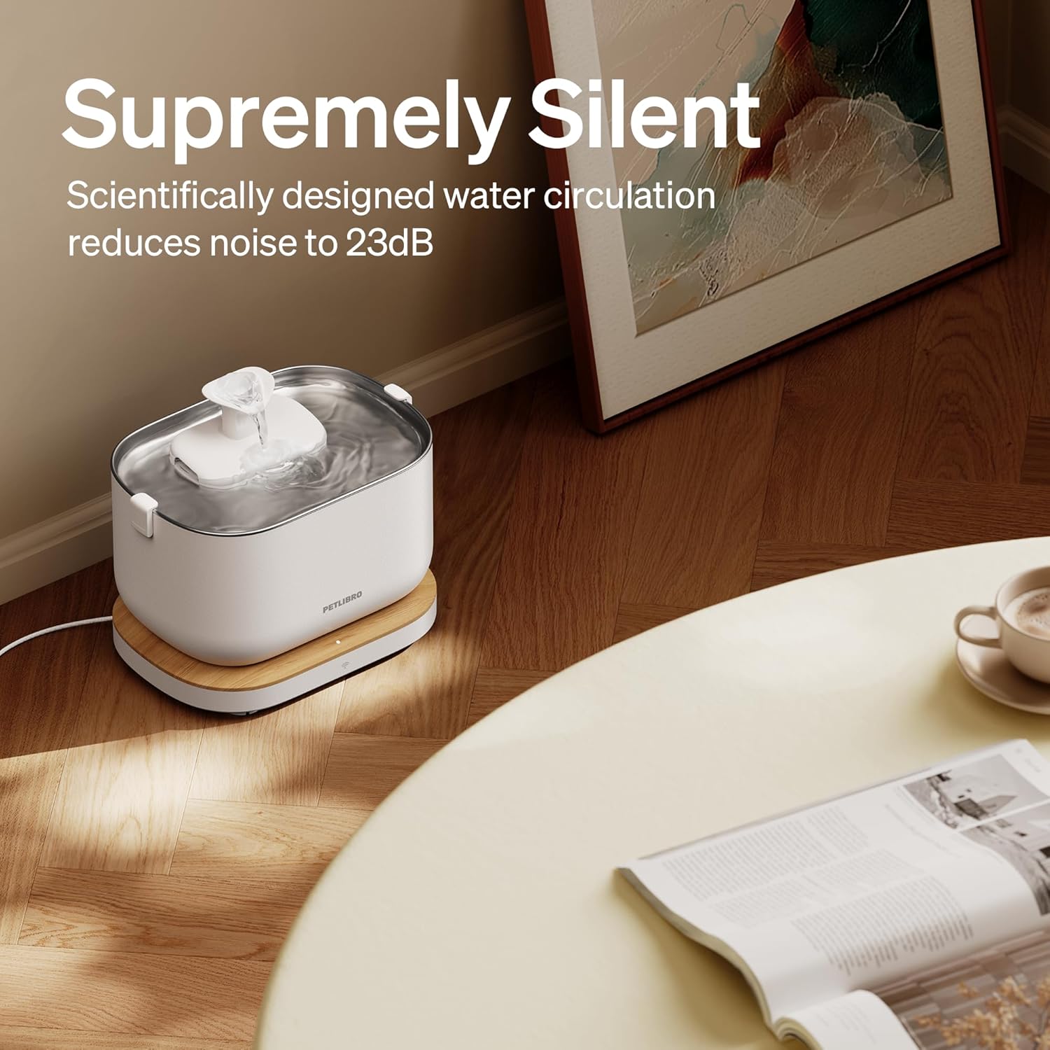Dockstream Wireless Water Pump App Cat Fountain Smart Stainless Steel