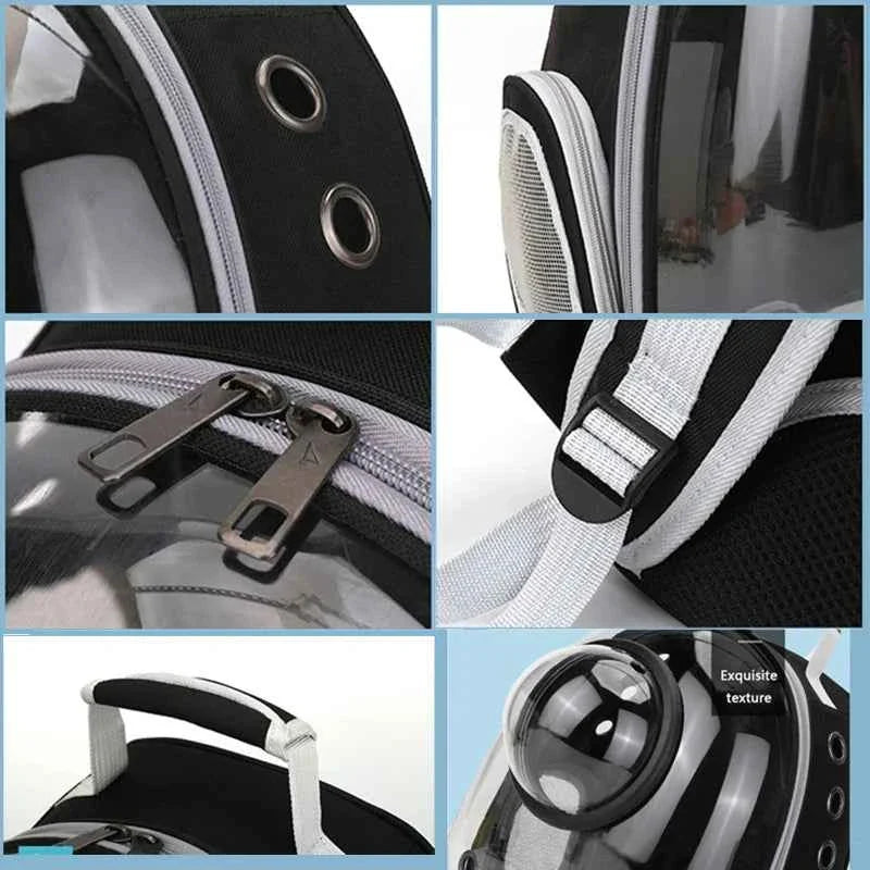 Space Capsule Pet Backpack – Ventilated Travel Carrier