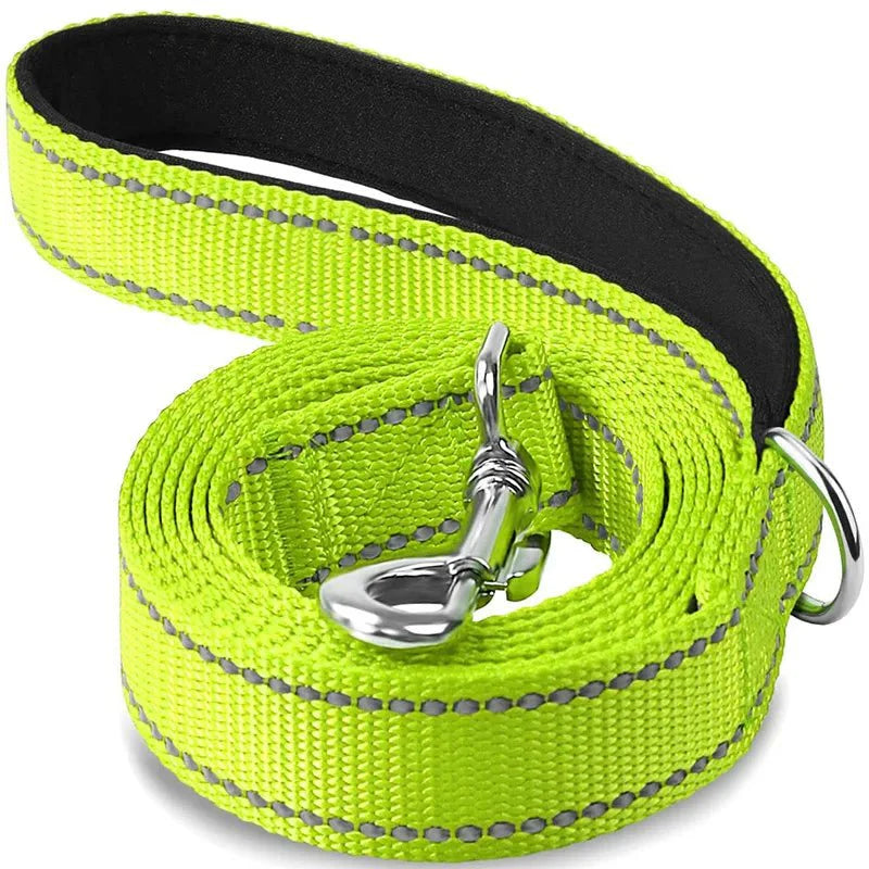 Reflective Pet Leash – Adjustable Polyester Lead Strap