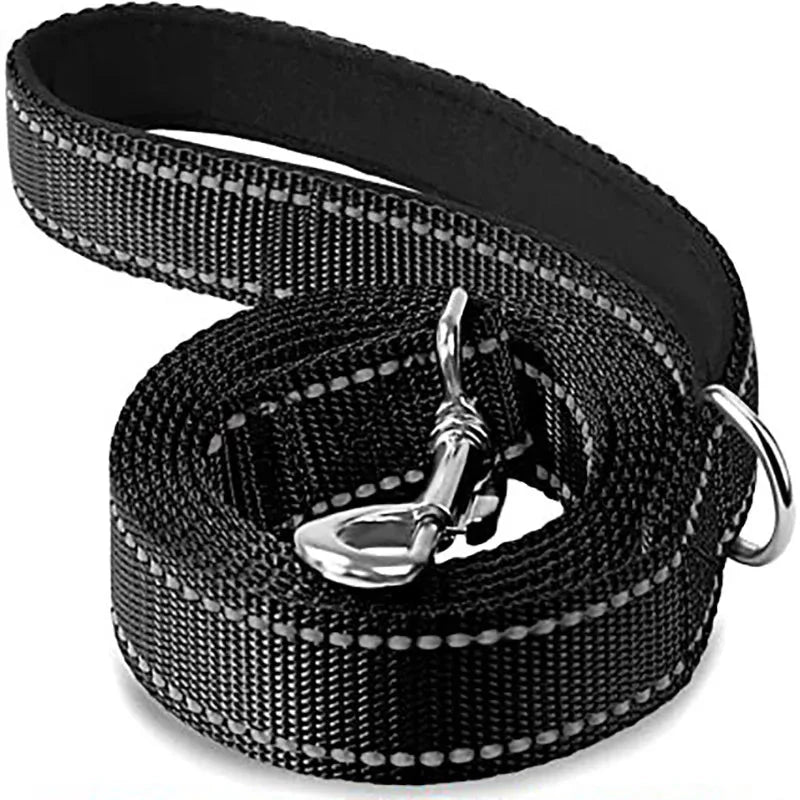 Reflective Pet Leash – Adjustable Polyester Lead Strap