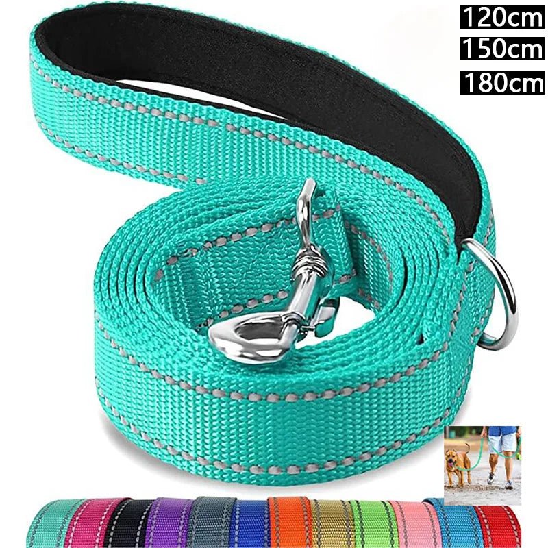 Reflective Pet Leash – Adjustable Polyester Lead Strap